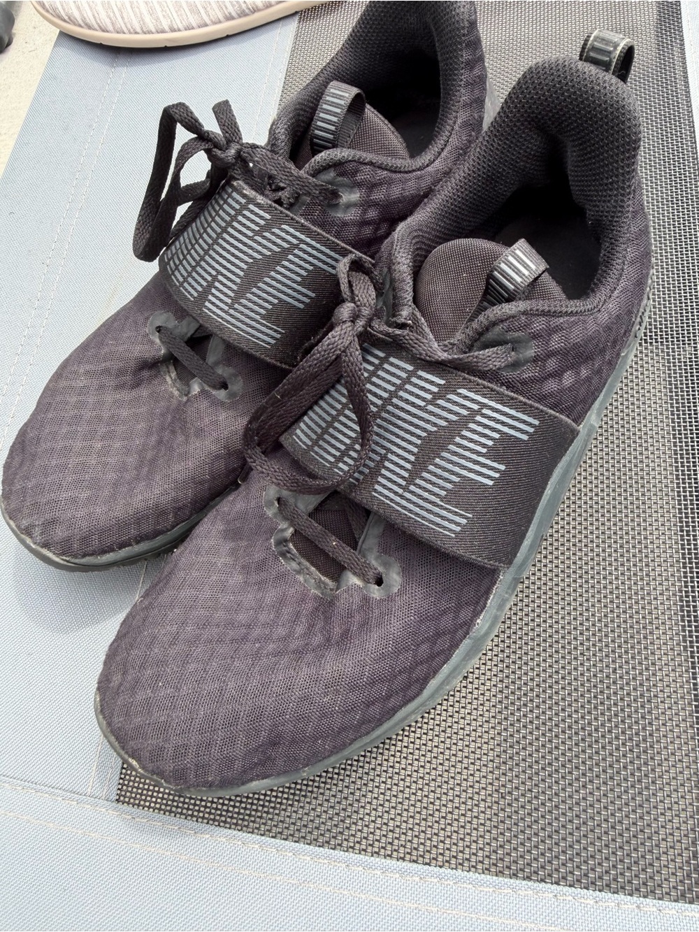 Nike Women’s Black Lace & Strap Training Sneakers